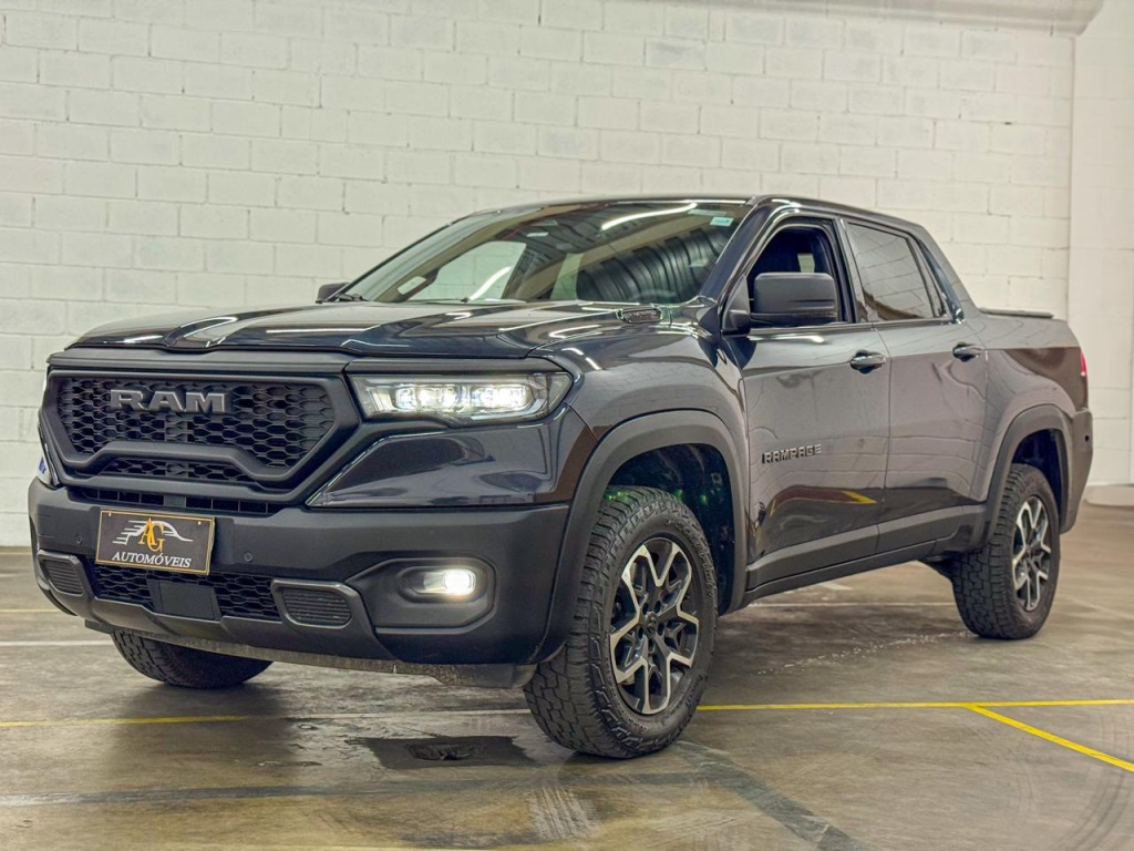 RAM RAMPAGE 2.0 HURRICANE 4 TURBO GASOLINA REBEL 4X4 AUTOMÁTICO