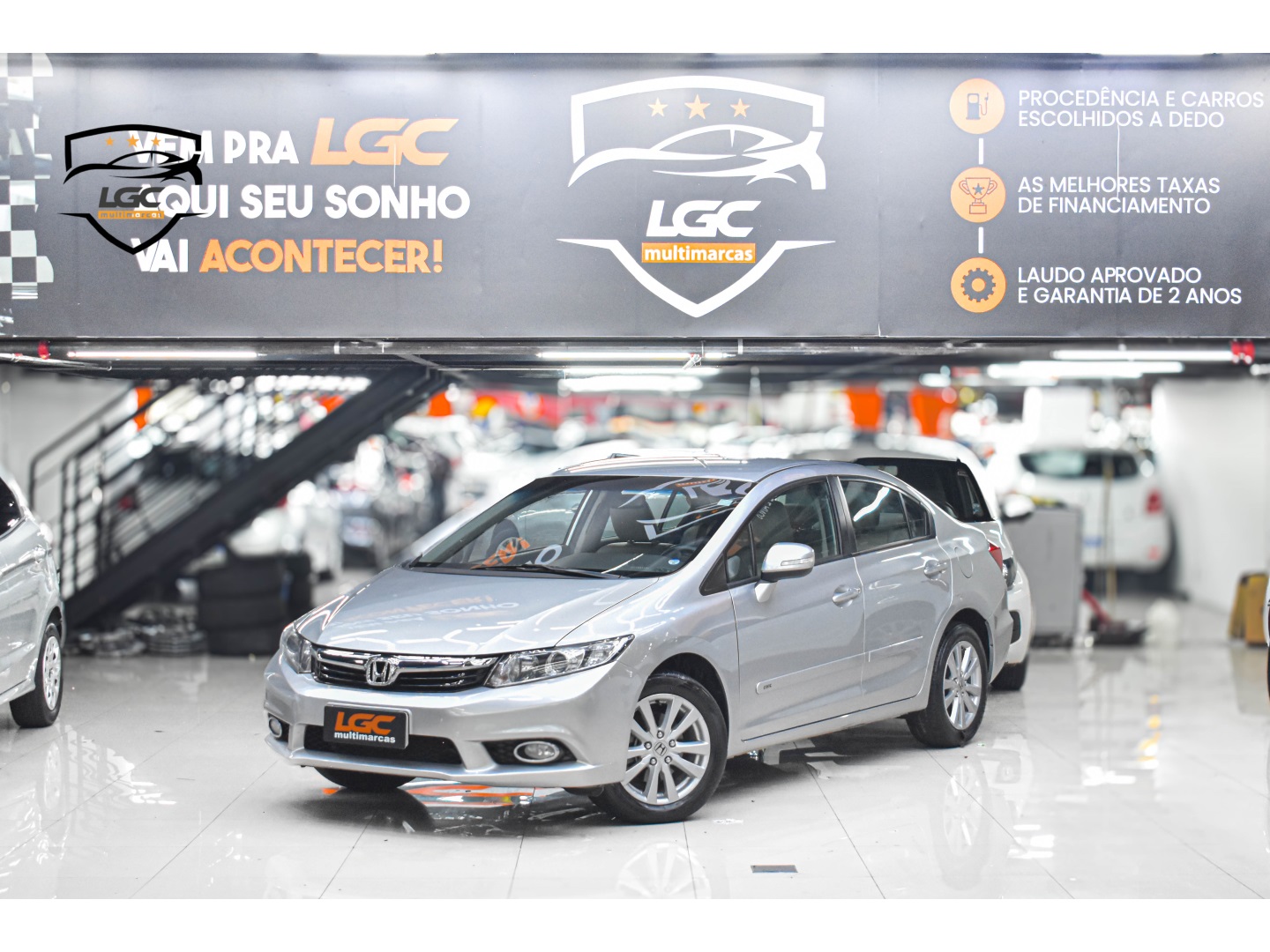 HONDA CIVIC 2.0 LXR 16V FLEX 4P AUTOMÁTICO