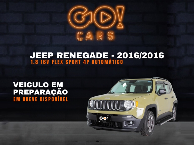 JEEP RENEGADE 1.8 16V FLEX SPORT 4P AUTOMÁTICO 2016/2016