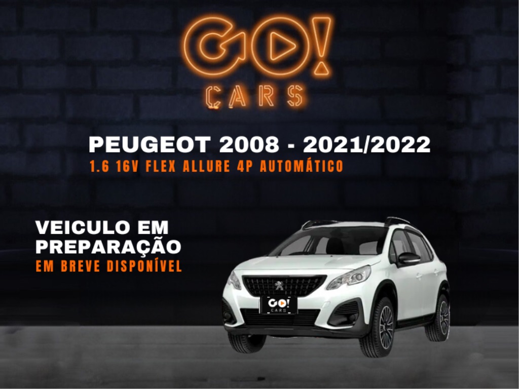 PEUGEOT 2008 1.6 16V FLEX ALLURE 4P AUTOMÁTICO 2021/2022