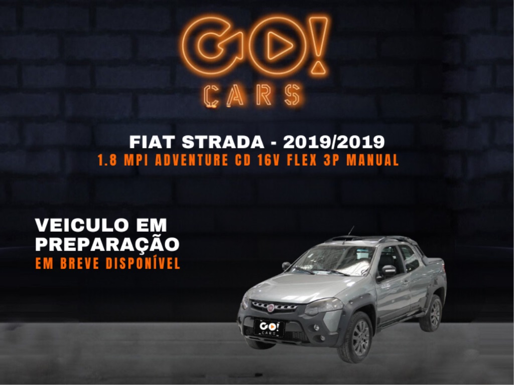 FIAT STRADA 1.8 MPI ADVENTURE CD 16V FLEX 3P MANUAL 2019/2019