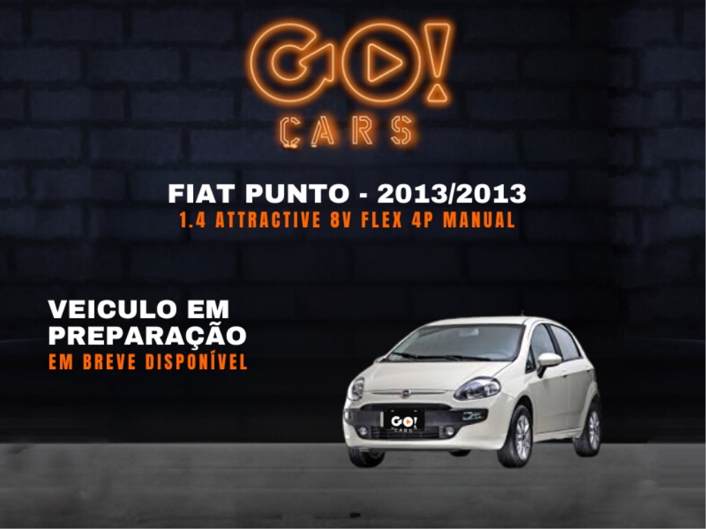FIAT PUNTO 1.4 ATTRACTIVE 8V FLEX 4P MANUAL 2013/2013