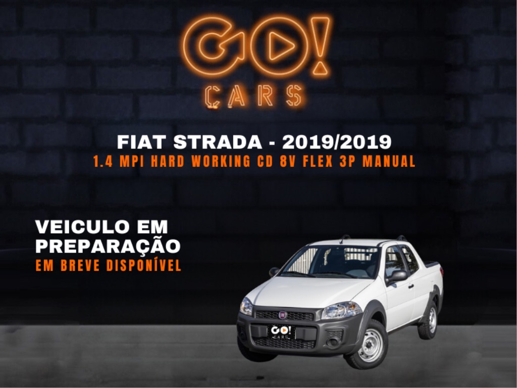 FIAT STRADA 1.4 MPI HARD WORKING CD 8V FLEX 3P MANUAL 2019/2019