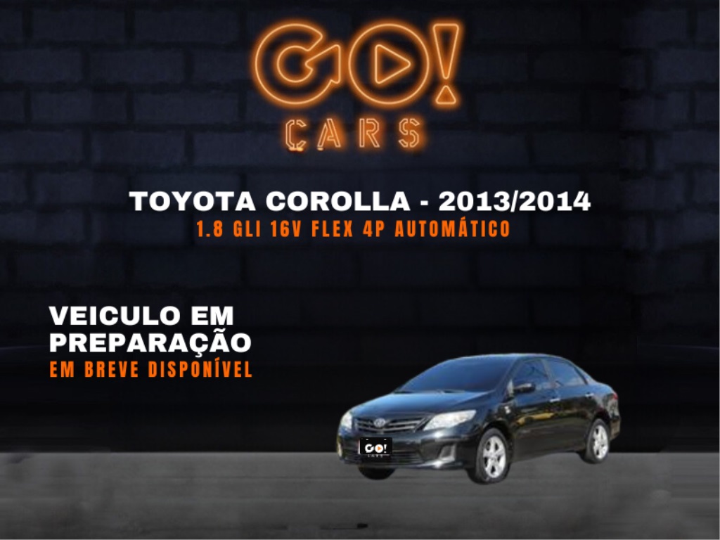 TOYOTA COROLLA 1.8 GLI 16V FLEX 4P AUTOMÁTICO 2013/2014