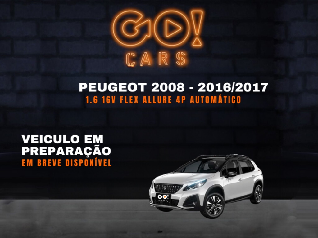 PEUGEOT 2008 1.6 16V FLEX ALLURE 4P AUTOMÁTICO 2016/2017