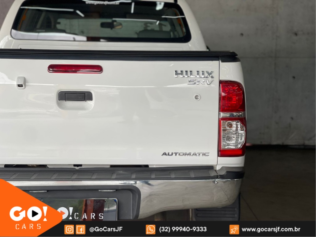 TOYOTA Hilux 3.0 SRV 4X4 CD 16V TURBO INTERCOOLER DIESEL 4P AUTOMÁTICO 2013