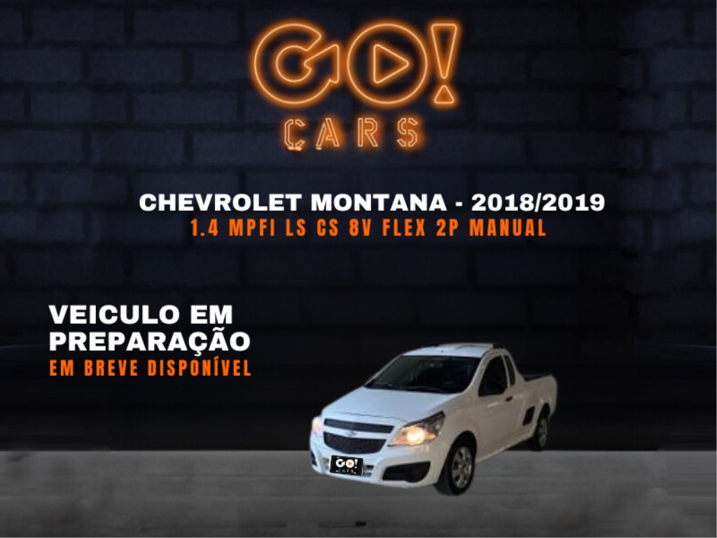 CHEVROLET MONTANA 1.4 MPFI LS CS 8V FLEX 2P MANUAL 2019