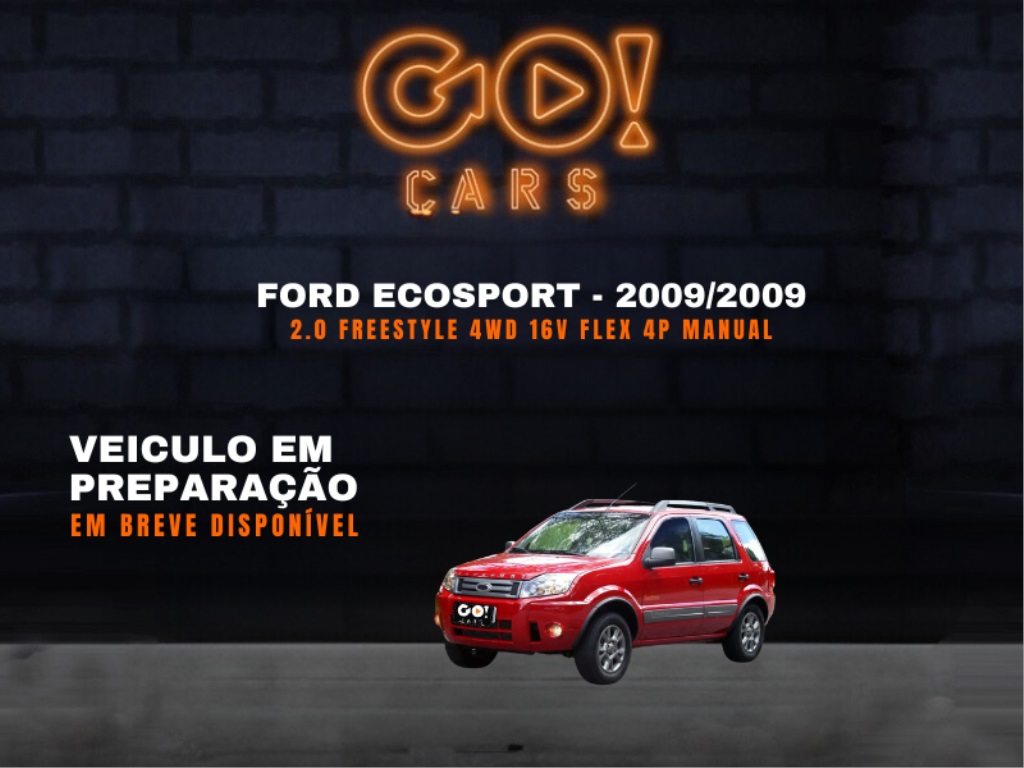 FORD EcoSport 2.0 FREESTYLE 4WD 16V FLEX 4P MANUAL 2009