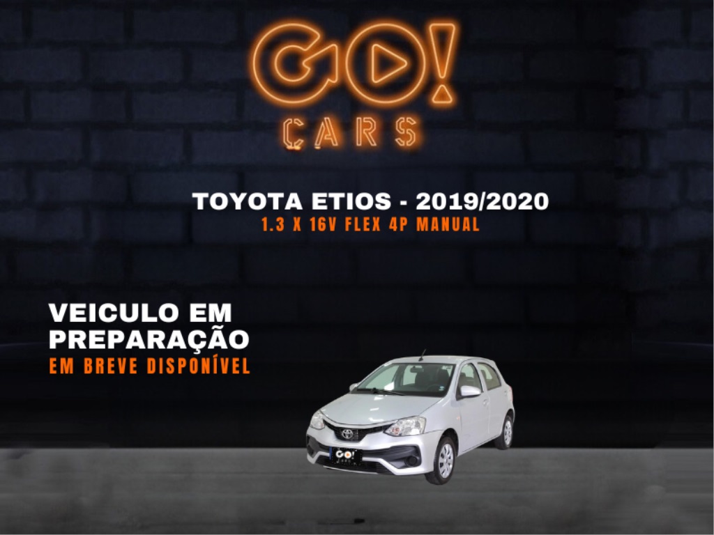 TOYOTA ETIOS 1.3 X 16V FLEX 4P MANUAL 2020