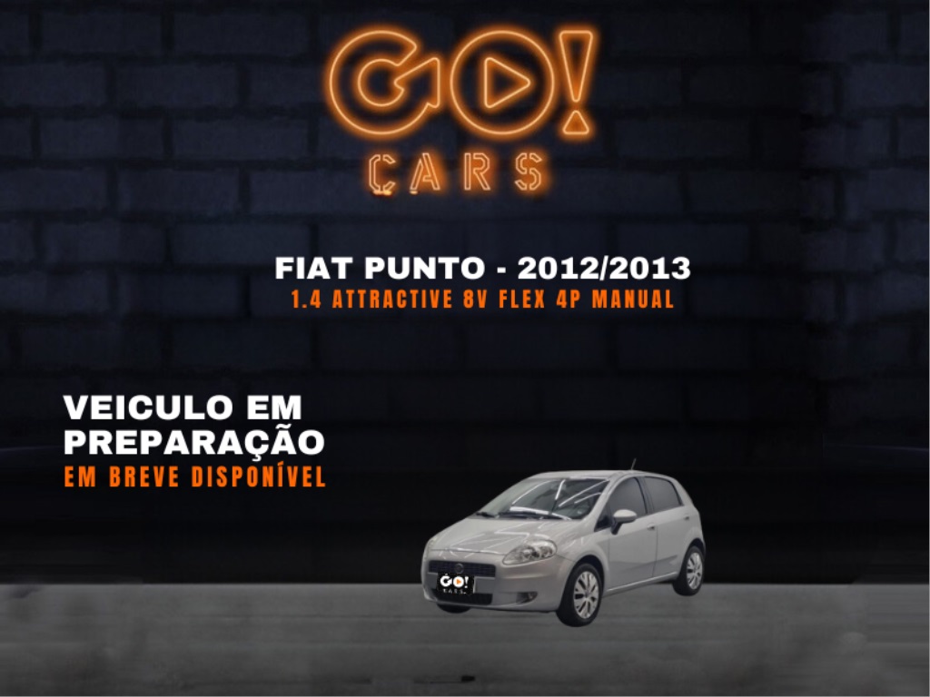 FIAT PUNTO 1.4 ATTRACTIVE 8V FLEX 4P MANUAL 2012/2013