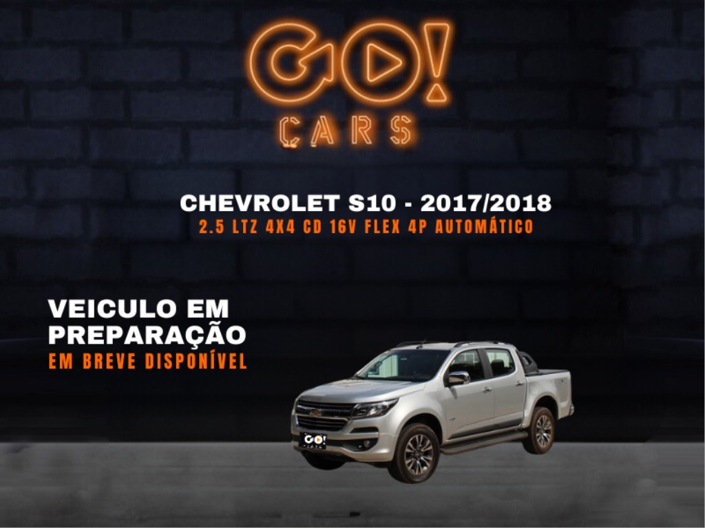 CHEVROLET S10 2.5 LTZ 4X4 CD 16V FLEX 4P AUTOMÁTICO 2017/2018