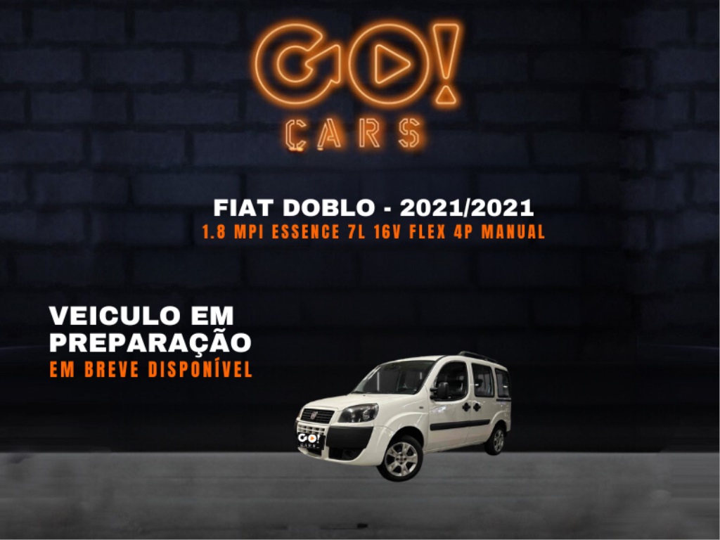 FIAT DOBLO 1.8 MPI ESSENCE 7L 16V FLEX 4P MANUAL 2021/2021