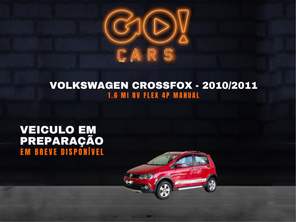 VOLKSWAGEN CROSSFOX 1.6 MI 8V FLEX 4P MANUAL 2010/2011