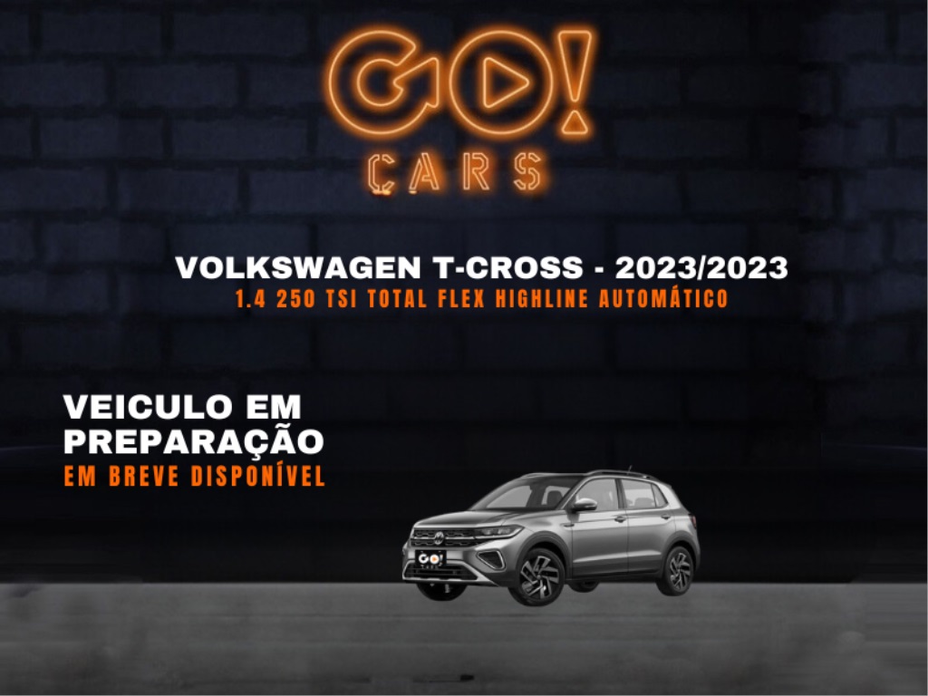 VOLKSWAGEN T-CROSS 1.4 250 TSI TOTAL FLEX HIGHLINE AUTOMÁTICO 2023/2023