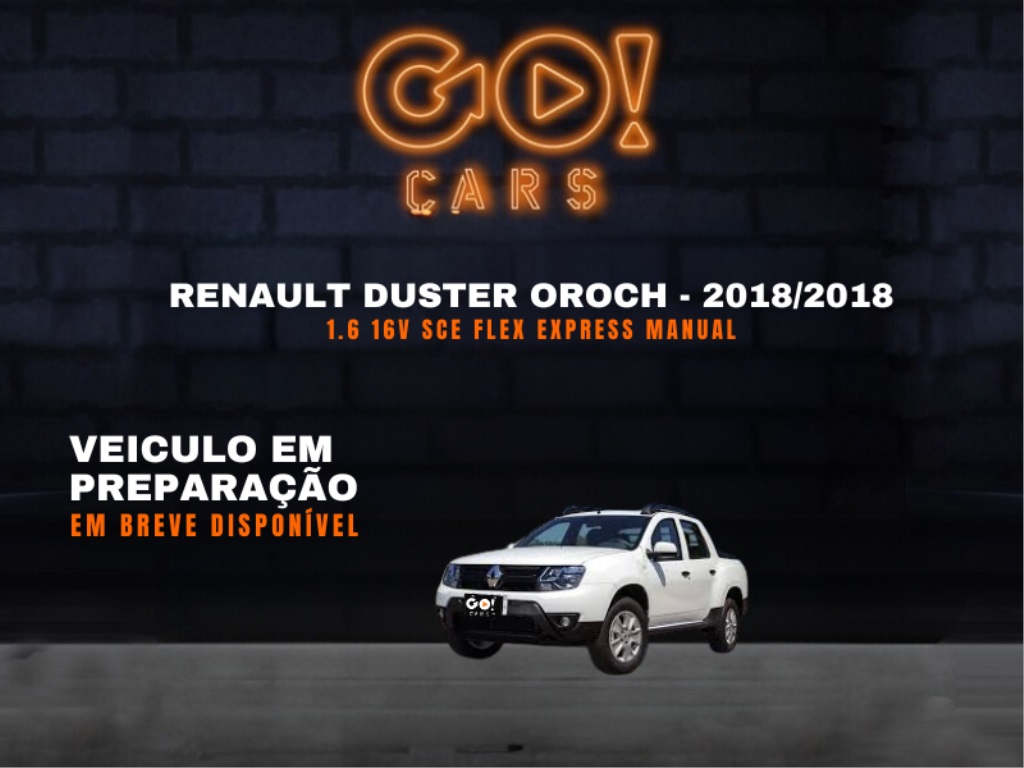 RENAULT DUSTER OROCH 1.6 16V SCE FLEX EXPRESS MANUAL 2018/2018