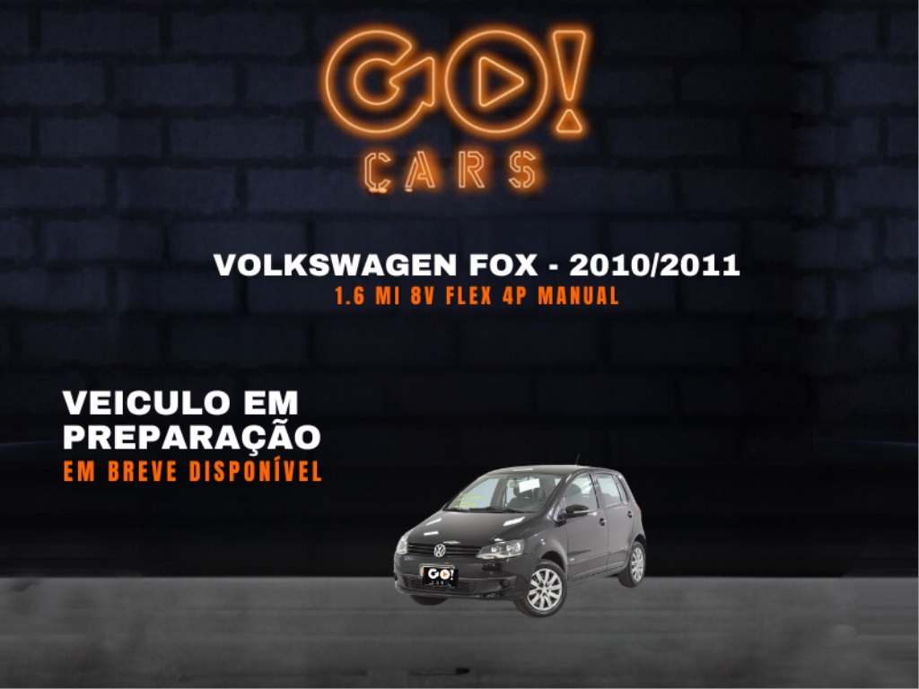 VOLKSWAGEN FOX 1.6 MI 8V FLEX 4P MANUAL 2010/2011