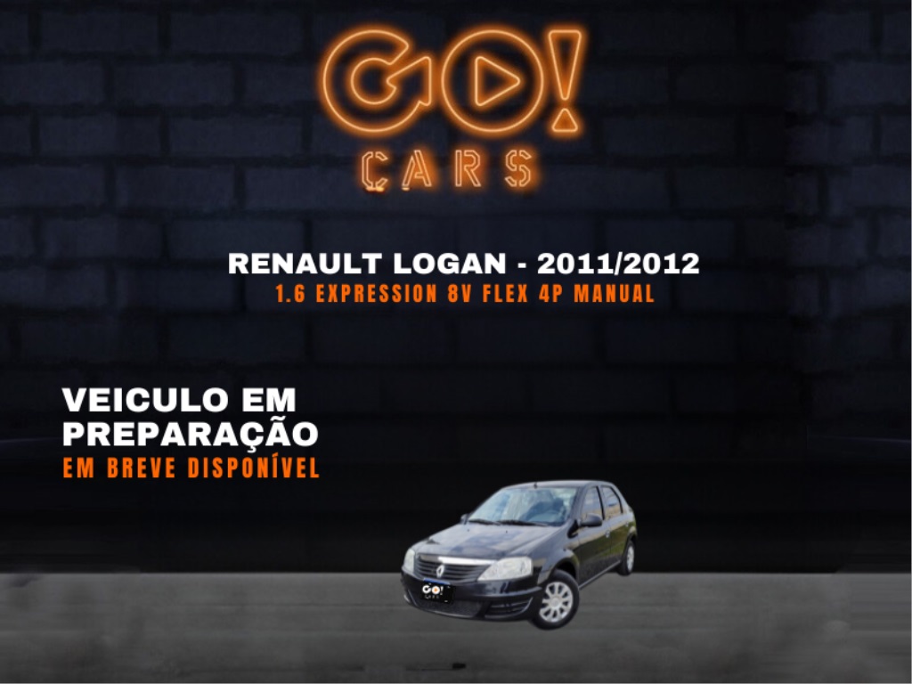 RENAULT LOGAN 1.6 EXPRESSION 8V FLEX 4P MANUAL 2011/2012