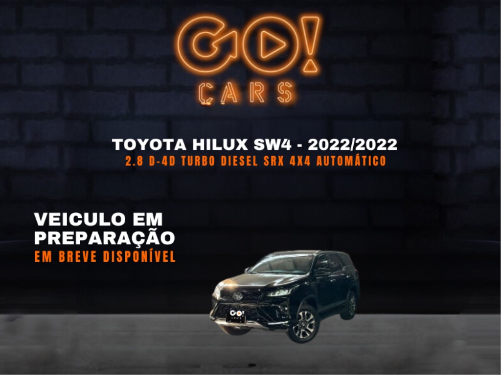 TOYOTA HILUX SW4 2.8 D-4D TURBO DIESEL SRX 4X4 AUTOMÁTICO 2022/2022