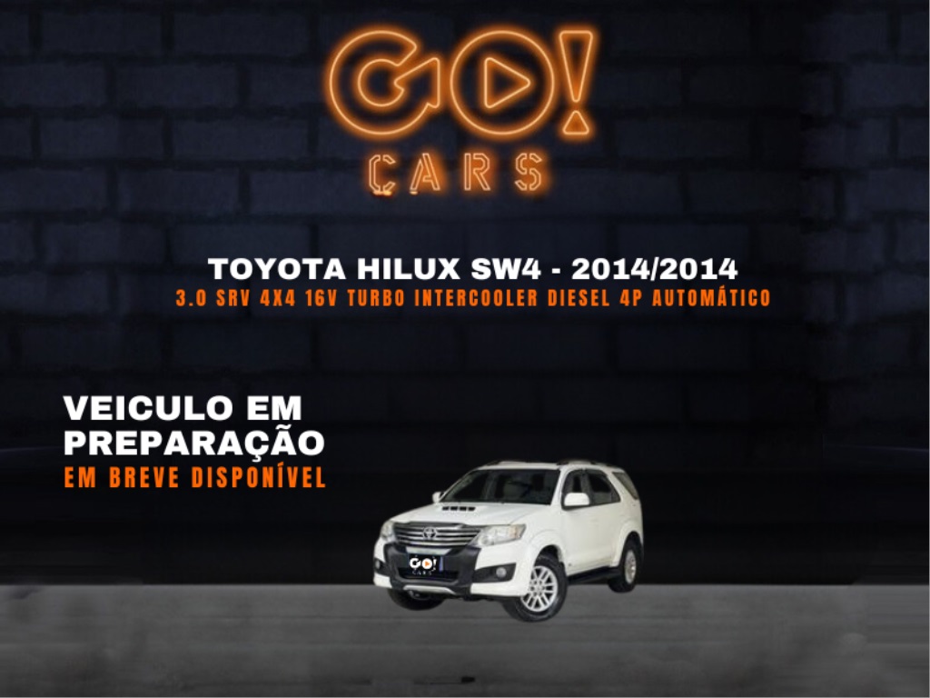 TOYOTA HILUX SW4 3.0 SRV 4X4 16V TURBO INTERCOOLER DIESEL 4P AUTOMÁTICO 2014/2014