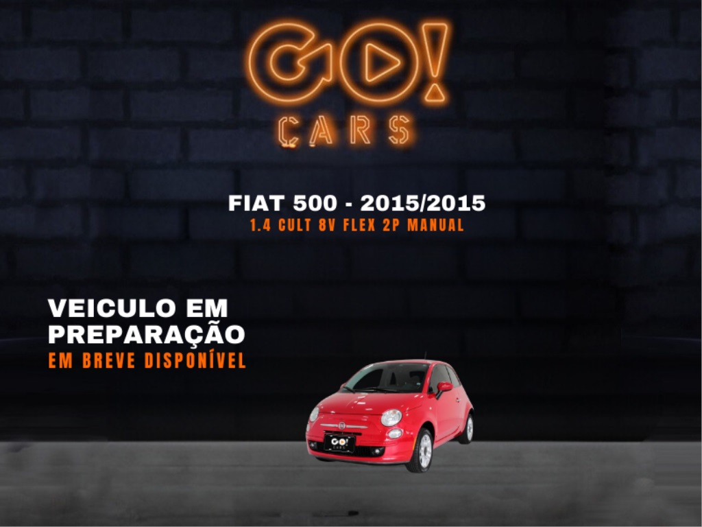 FIAT 500 1.4 CULT 8V FLEX 2P MANUAL 2015/2015