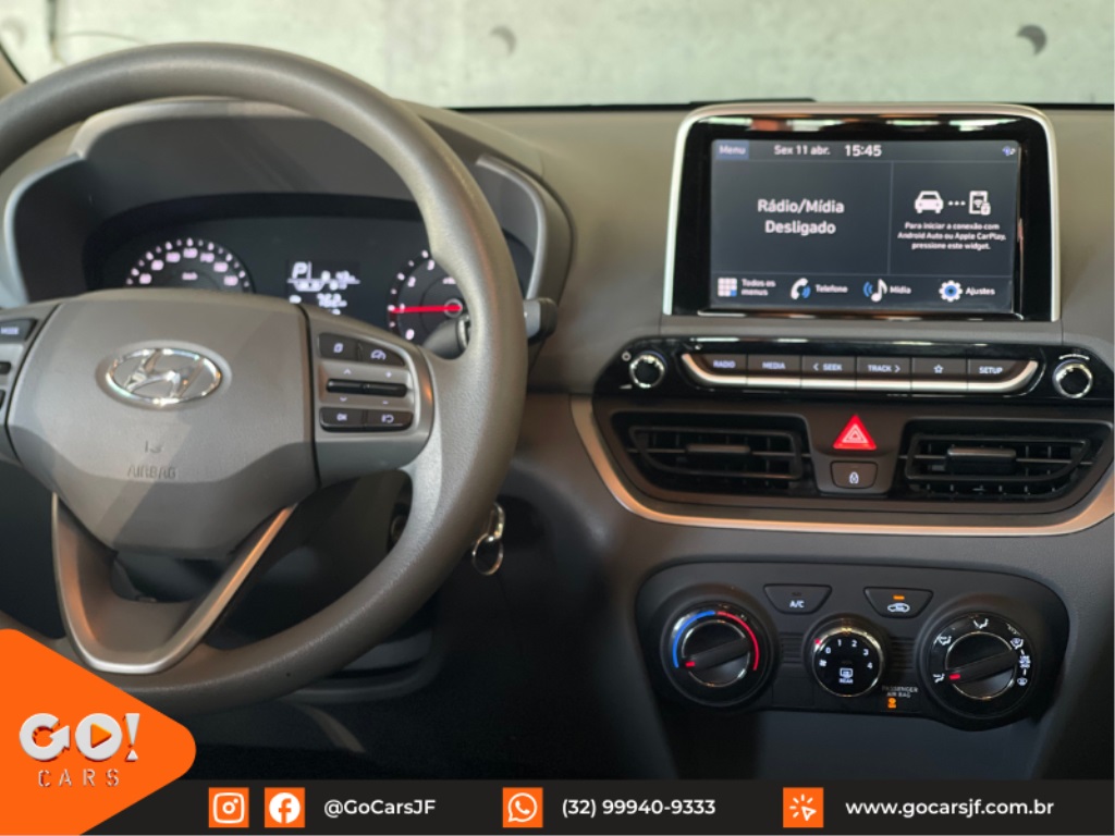 HYUNDAI HB20S 1.0 TGDI FLEX COMFORT PLUS AUTOMÁTICO 2024