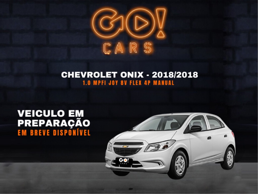 CHEVROLET ONIX 1.0 MPFI JOY 8V FLEX 4P MANUAL 2018/2018