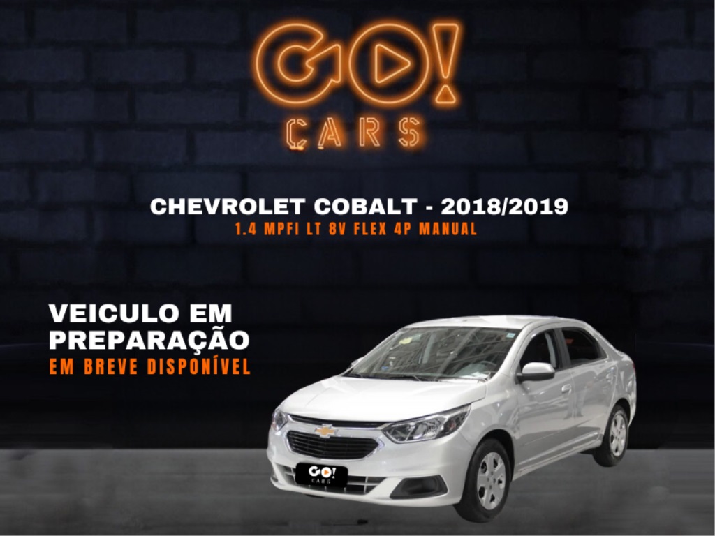 CHEVROLET COBALT 1.4 MPFI LT 8V FLEX 4P MANUAL 2018/2019