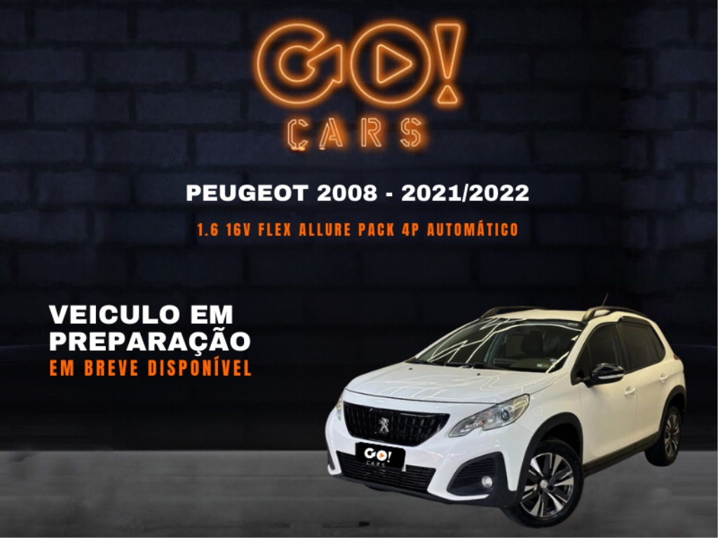 PEUGEOT 2008 1.6 16V FLEX ALLURE PACK 4P AUTOMÁTICO 2021/2022
