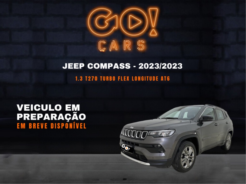 JEEP COMPASS 1.3 T270 TURBO FLEX LONGITUDE AT6 2023/2023