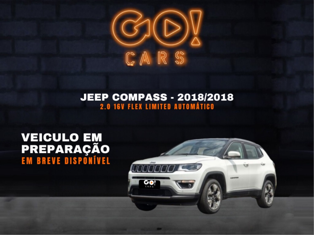 JEEP COMPASS 2.0 16V FLEX LIMITED AUTOMÁTICO 2018/2018