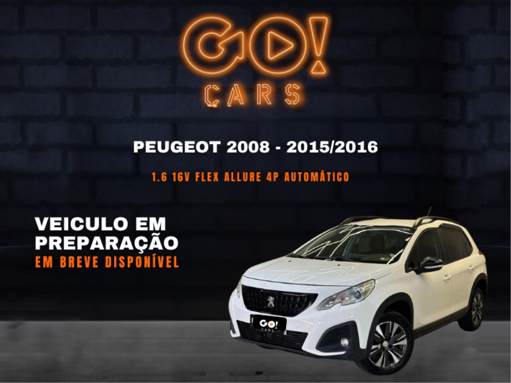 PEUGEOT 2008 1.6 16V FLEX ALLURE 4P AUTOMÁTICO 2015/2016