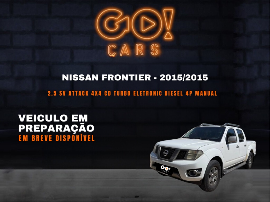 NISSAN FRONTIER 2.5 SV ATTACK 4X4 CD TURBO ELETRONIC DIESEL 4P MANUAL 2015/2015