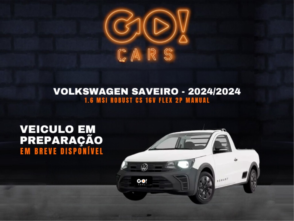 VOLKSWAGEN SAVEIRO 1.6 MSI ROBUST CS 16V FLEX 2P MANUAL 2024/2024