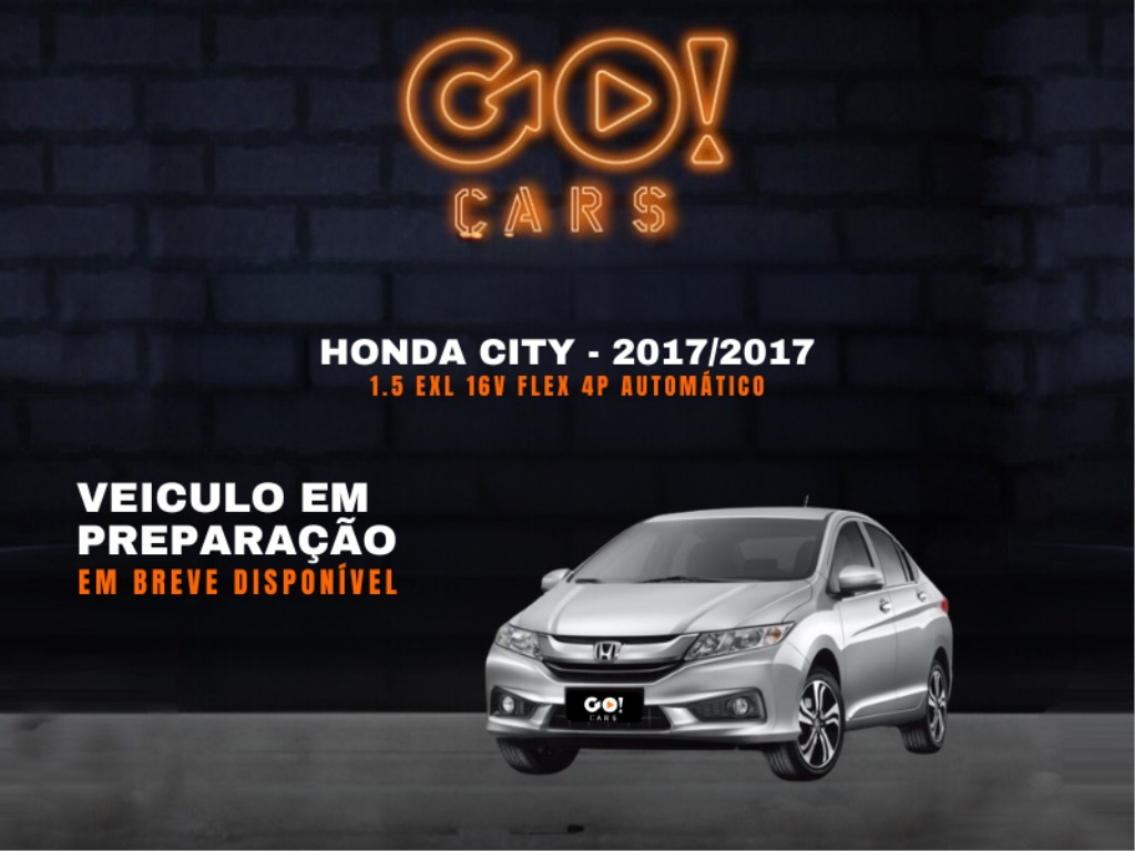 HONDA CITY 1.5 EXL 16V FLEX 4P AUTOMÁTICO 2017/2017