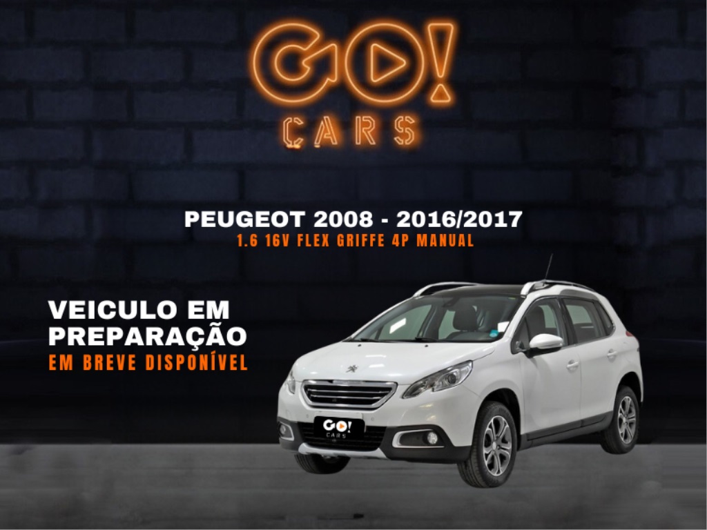 PEUGEOT 2008 1.6 16V FLEX GRIFFE 4P MANUAL 2016/2017