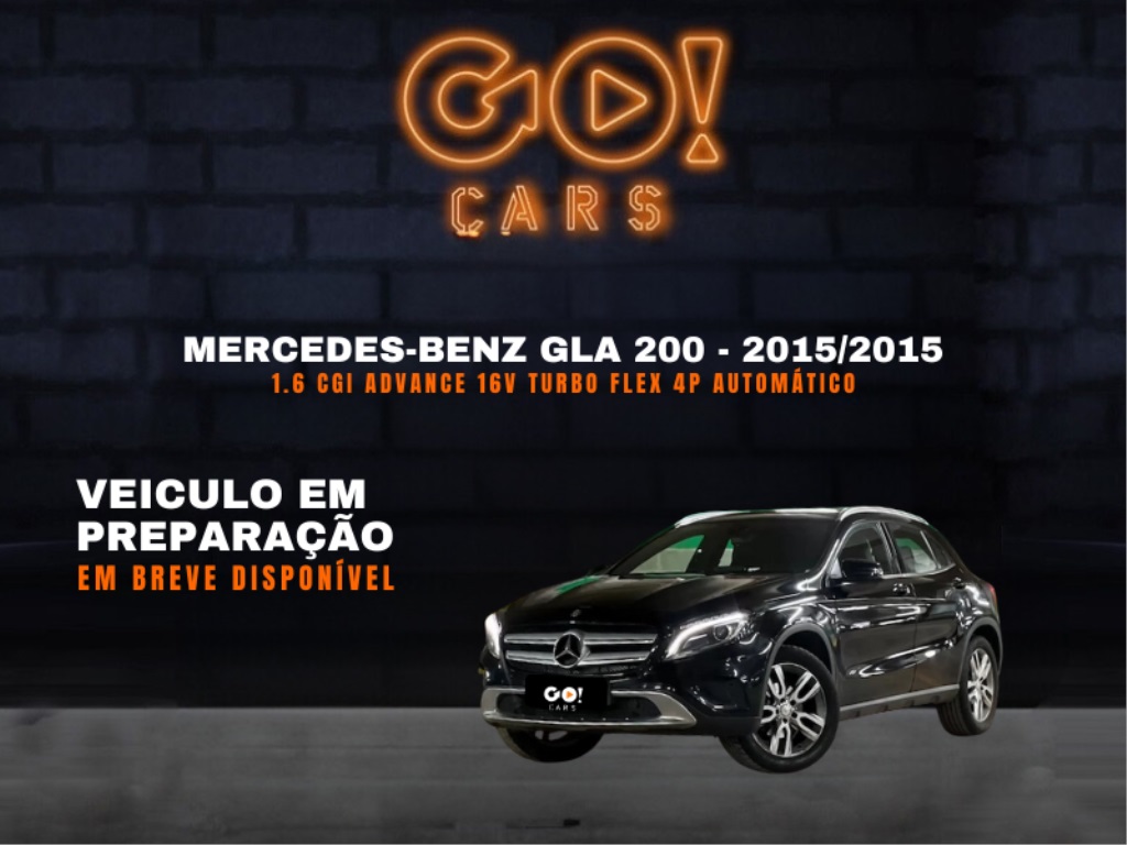 MERCEDES-BENZ GLA 200 1.6 CGI ADVANCE 16V TURBO FLEX 4P AUTOMÁTICO 2015/2015