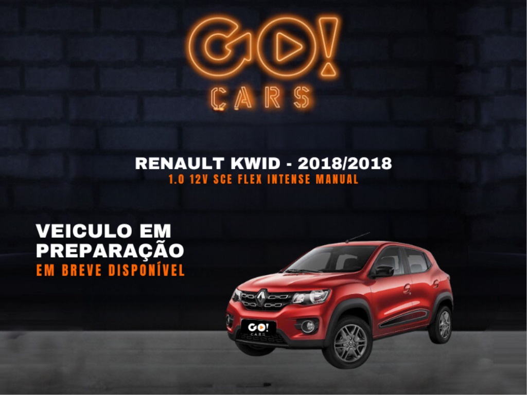 RENAULT KWID 1.0 12V SCE FLEX INTENSE MANUAL 2018/2018