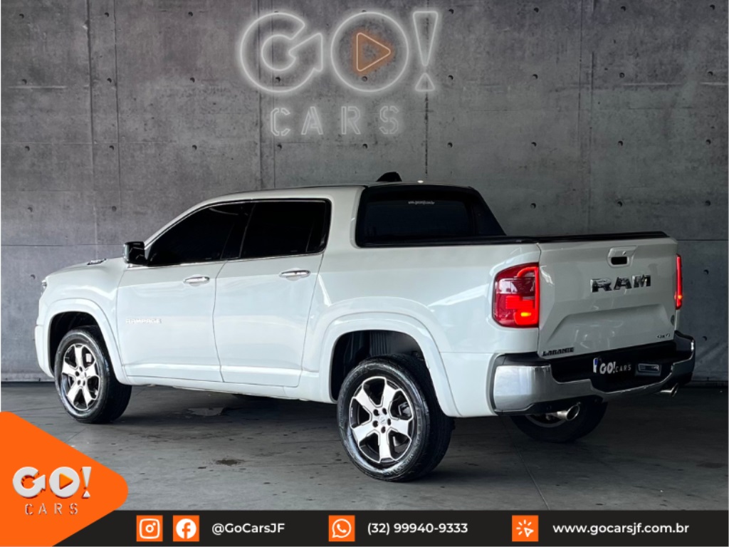RAM RAMPAGE 2.0 HURRICANE 4 TURBO GASOLINA LARAMIE 4X4 AUTOMÁTICO 2024