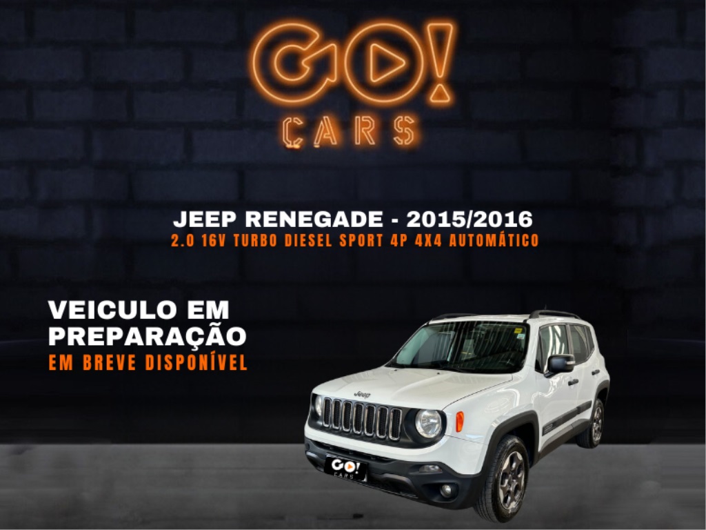 JEEP RENEGADE 2.0 16V TURBO DIESEL SPORT 4P 4X4 AUTOMÁTICO 2015/2016