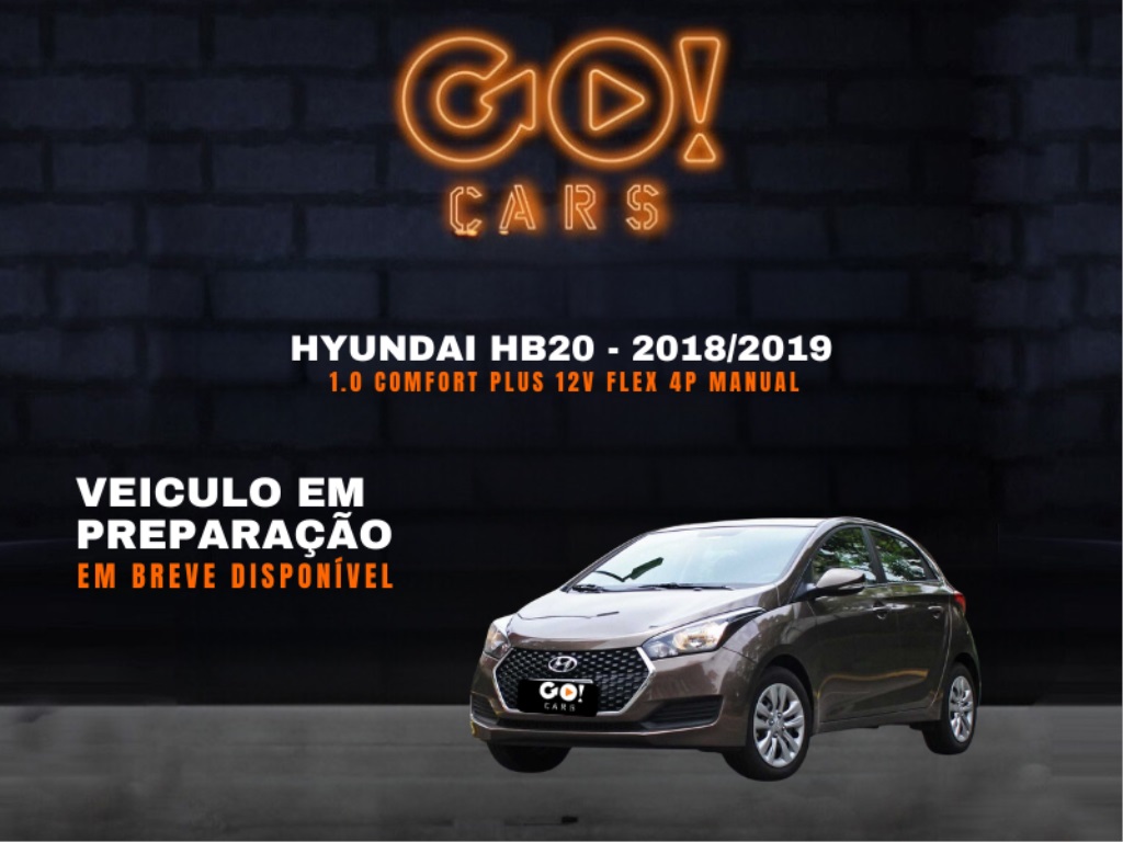 HYUNDAI HB20 1.0 COMFORT PLUS 12V FLEX 4P MANUAL 2018/2019