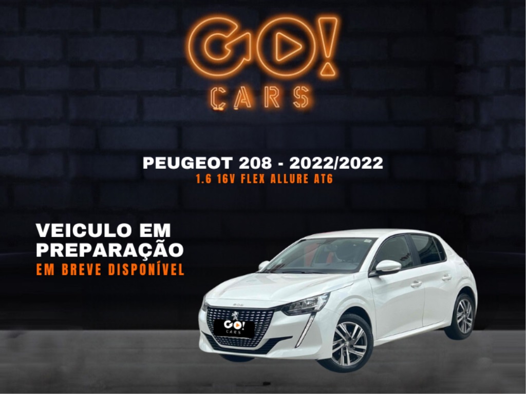 PEUGEOT 208 1.6 16V FLEX ALLURE AT6 2022/2022