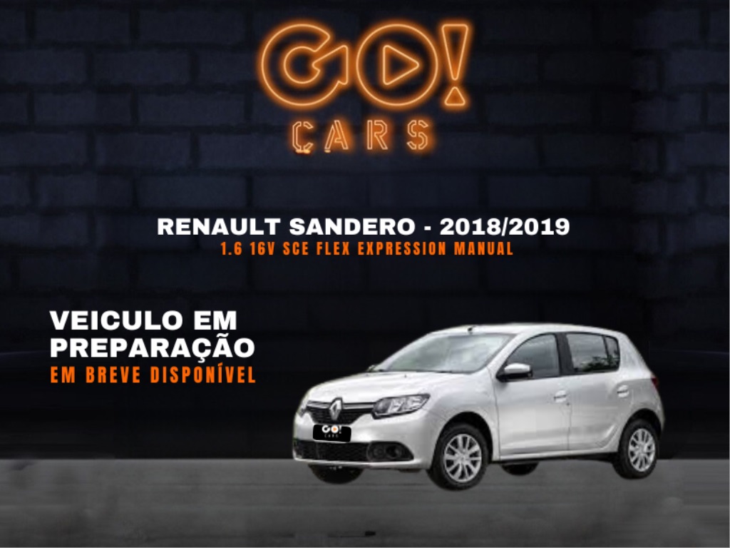RENAULT SANDERO 1.6 16V SCE FLEX EXPRESSION MANUAL 2018/2019