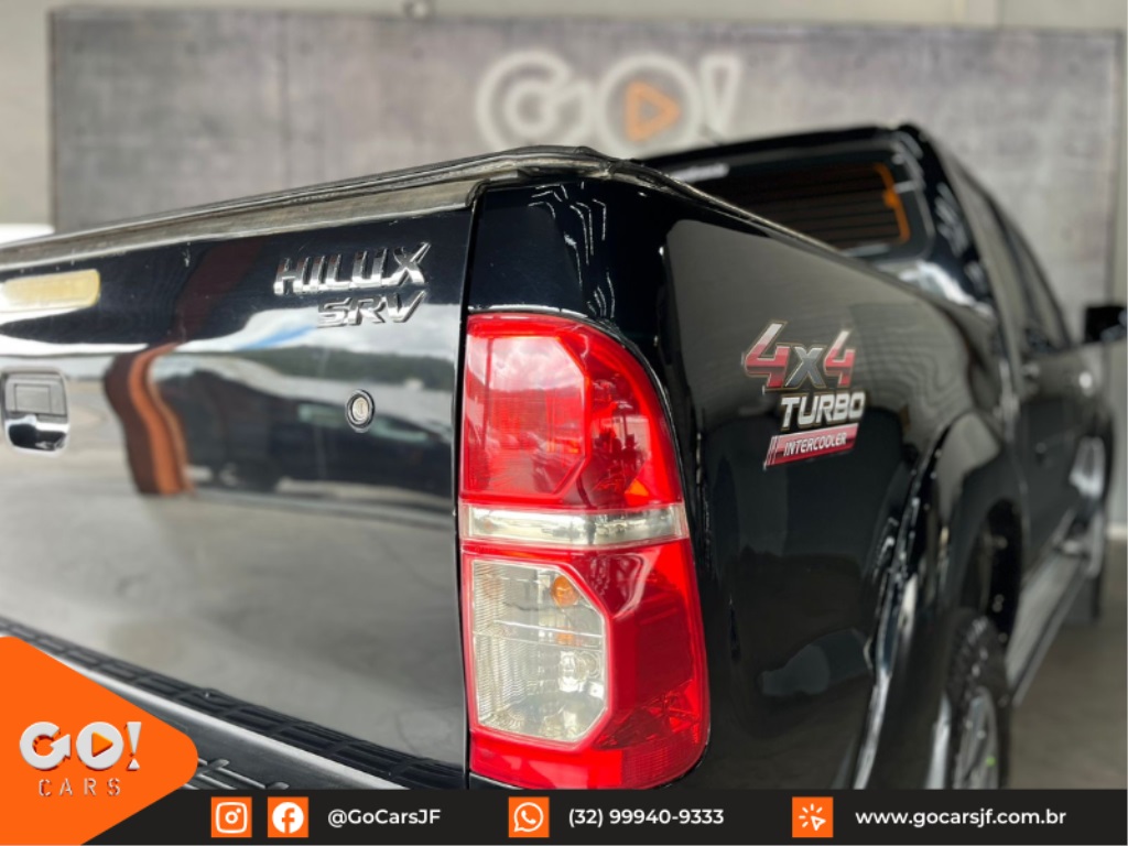 TOYOTA HILUX 3.0 SRV 4X4 CD 16V TURBO INTERCOOLER DIESEL 4P AUTOMÁTICO 2015