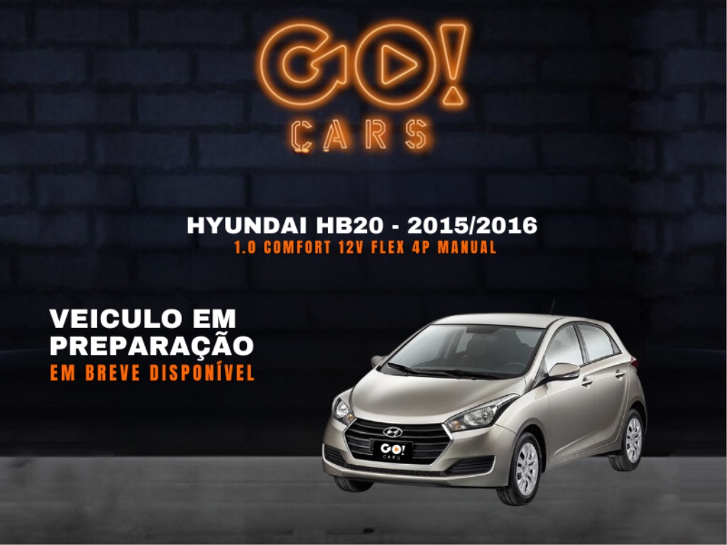 HYUNDAI HB20 1.0 COMFORT 12V FLEX 4P MANUAL 2015/2016