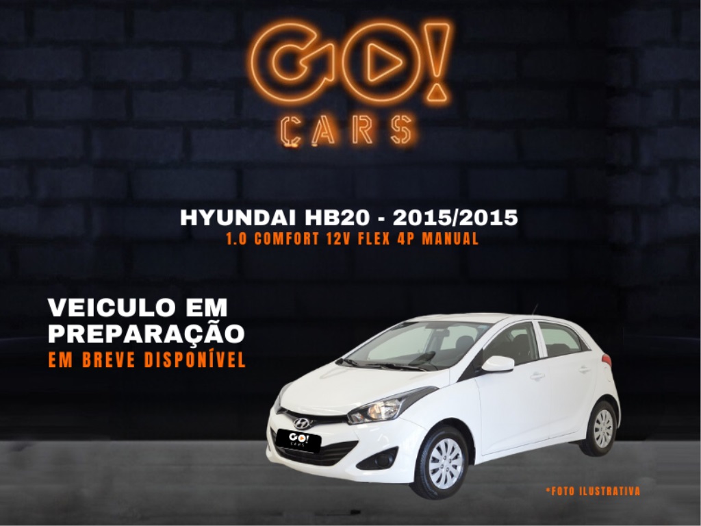 HYUNDAI HB20 1.0 COMFORT 12V FLEX 4P MANUAL 2015/2015