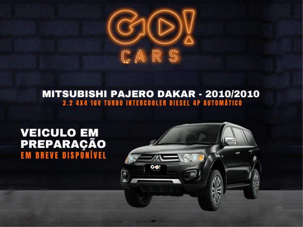MITSUBISHI PAJERO DAKAR 3.2 4X4 16V TURBO INTERCOOLER DIESEL 4P AUTOMÁTICO 2010/2010