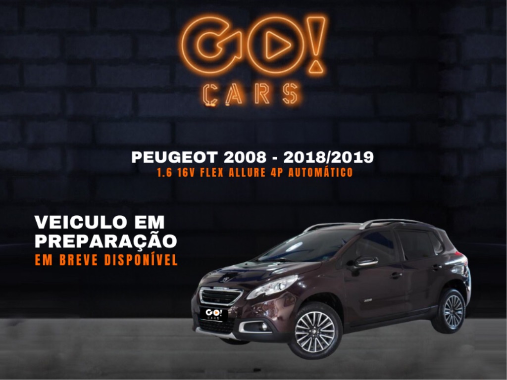 PEUGEOT 2008 1.6 16V FLEX ALLURE 4P AUTOMÁTICO 2018/2019