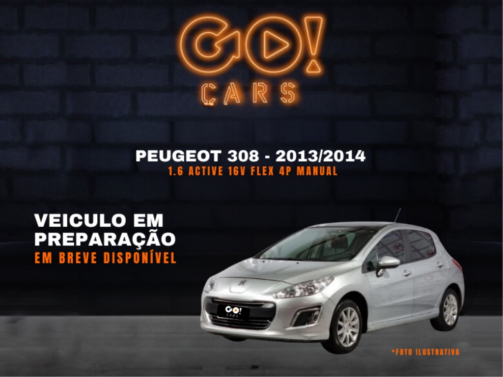 PEUGEOT 308 1.6 ACTIVE 16V FLEX 4P MANUAL 2013/2014