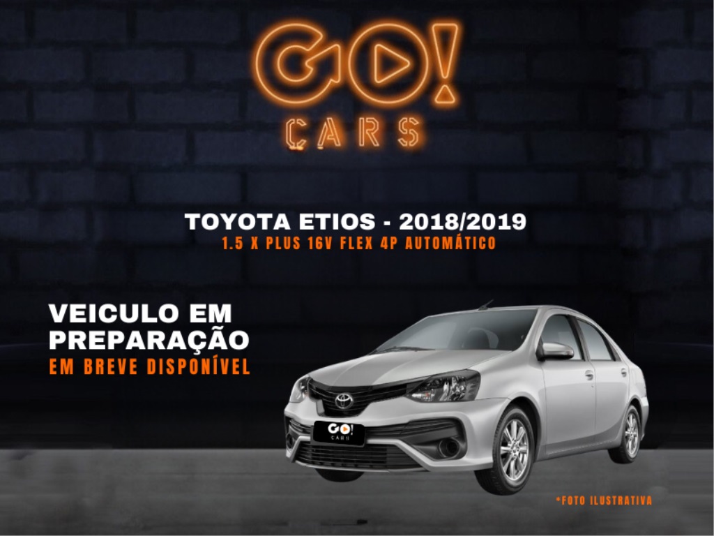 TOYOTA ETIOS 1.5 X PLUS 16V FLEX 4P AUTOMÁTICO 2018/2019