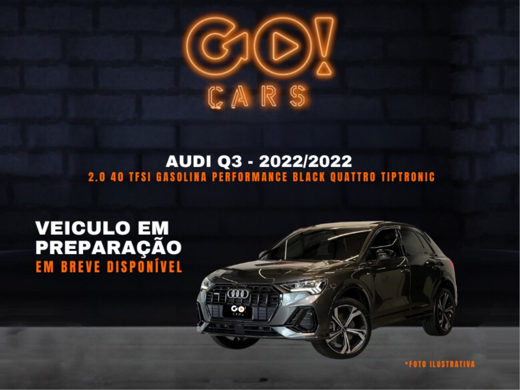 AUDI Q3 2.0 40 TFSI GASOLINA PERFORMANCE BLACK QUATTRO TIPTRONIC 2022/2022